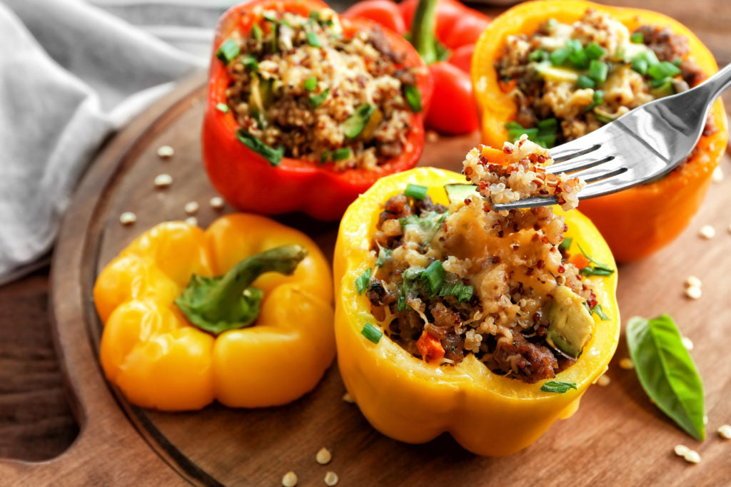 Quinoa Stuffed Bell Peppers recipe