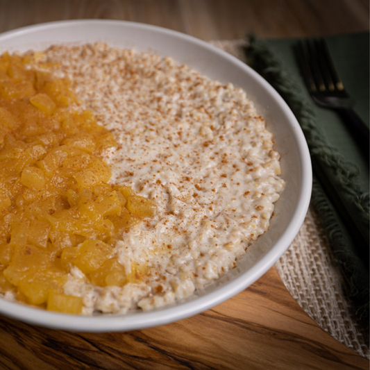 Oatmeal with Warm Fruit Compote